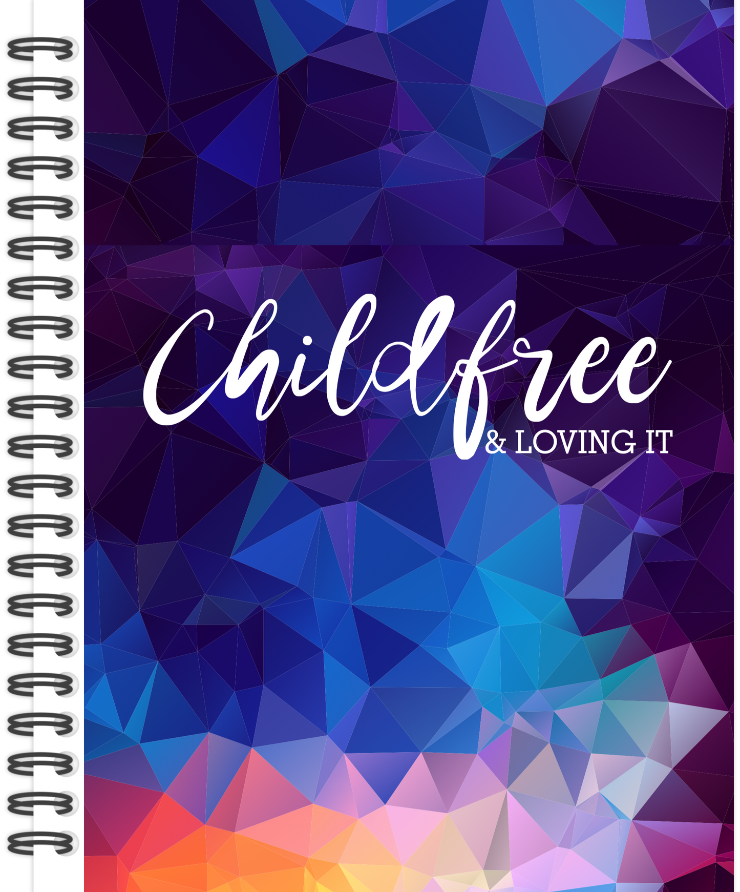 Childfree & Loving It Funny Saying Laminate Sticker Bookmark Journal Notebook Personalized
