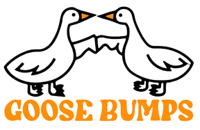 Goose Bumps Vinyl Sticker Funny Saying Bookmark