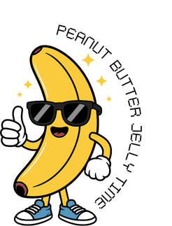 Peanut Butter Jelly Time Vinyl Sticker Funny Saying Bookmark