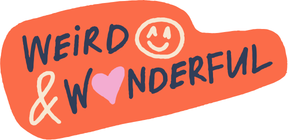 Weird & Wonderful Vinyl Sticker Funny Saying Bookmark