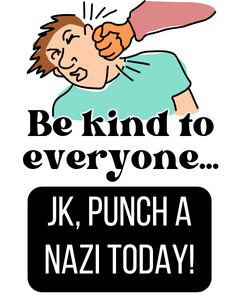 Be Kind to Everyone Vinyl Sticker Funny Saying Bookmark