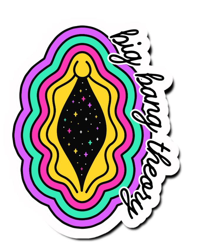 Big Bang Theory Funny Saying Laminate Vinyl Sticker Bookmark