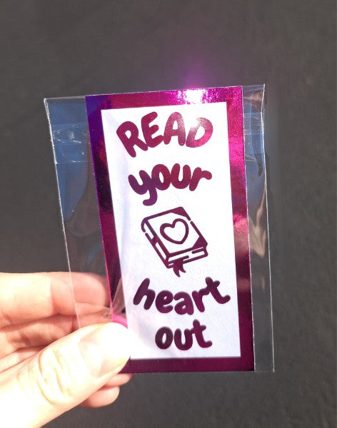 Foiled Bookmark Valentine Children Small Gift