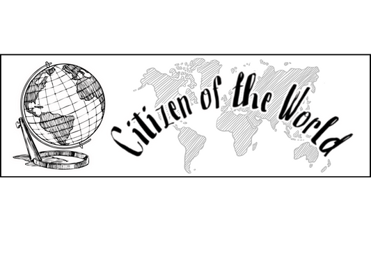 Citizen of the World Funny Saying Laminate Vinyl Bookmark