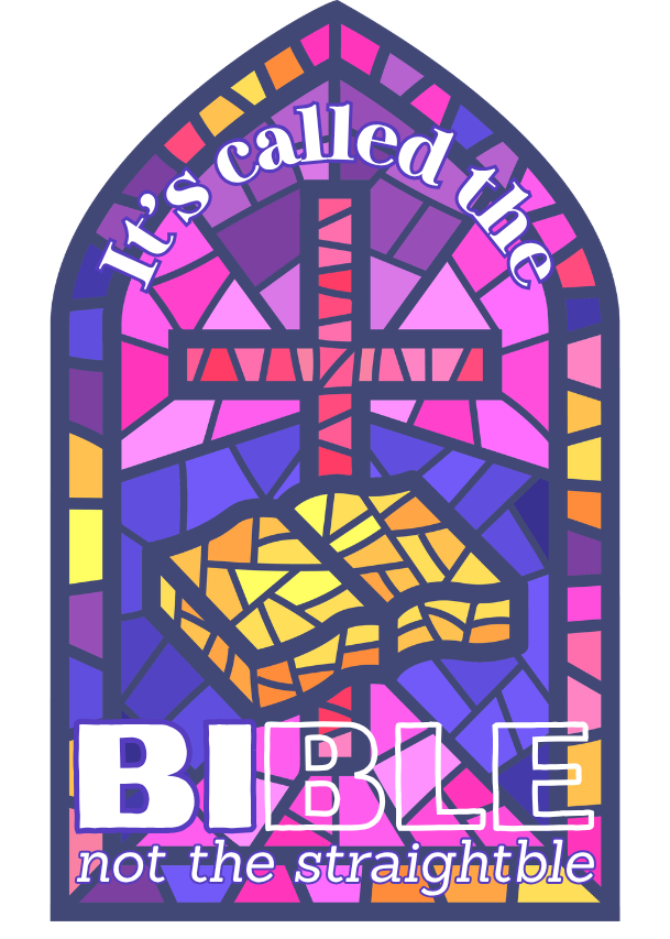It's Called the BIble not the Straightble Vinyl Sticker Funny Saying Bookmark