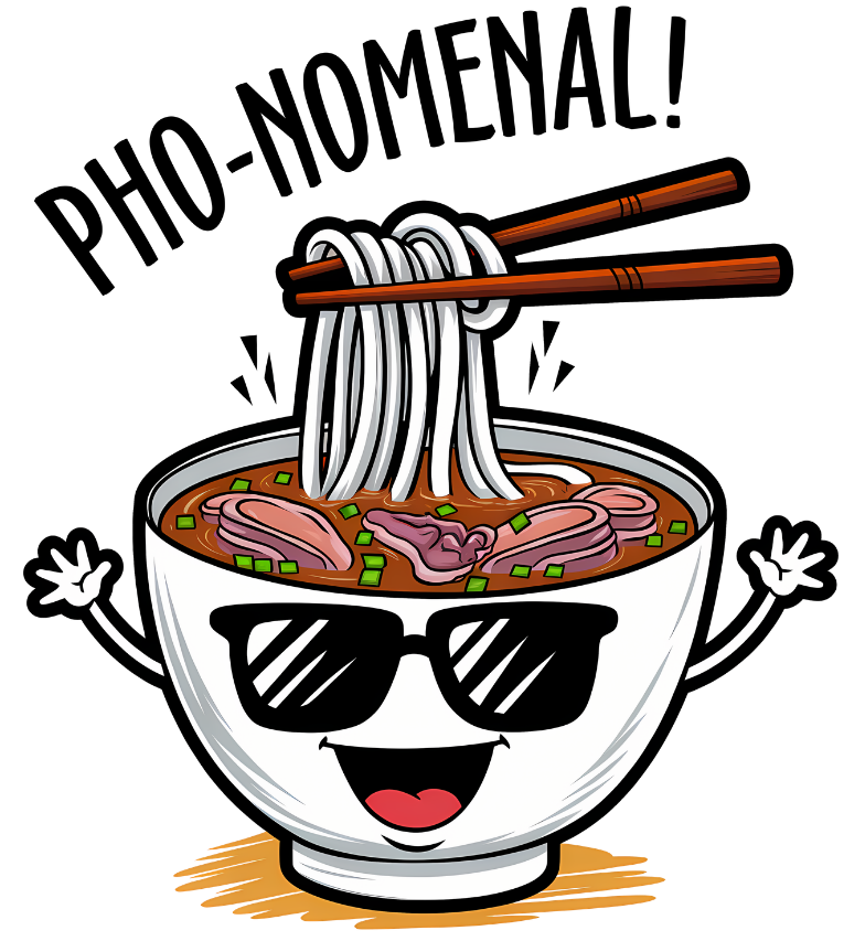 Pho-Nomenal Did Vinyl Sticker Funny Saying Bookmark