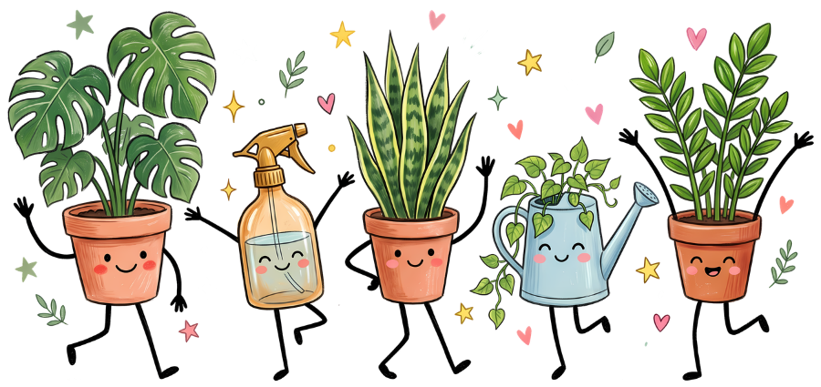Plants Parade Vinyl Sticker Funny Saying Bookmark