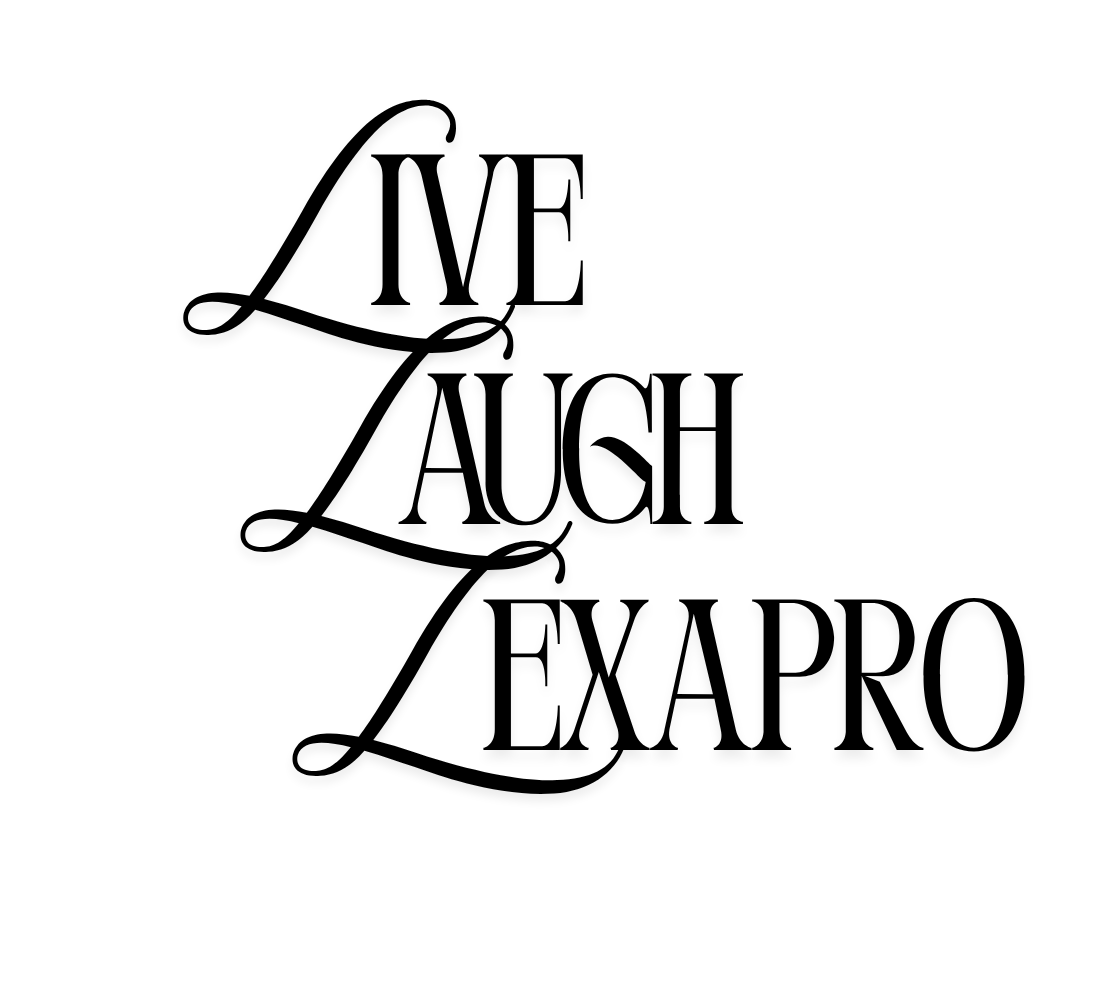 Live Laugh Lexapro Vinyl Sticker Funny Saying Bookmark