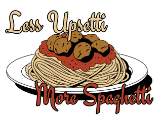 Less Upsetti More Spaghetti Vinyl Sticker Funny Saying Bookmark