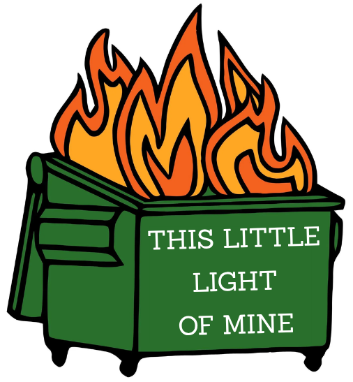 This Little Light of Mine Vinyl Sticker Funny Saying Bookmark