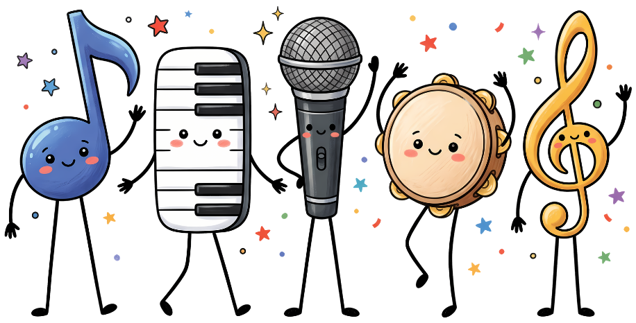 Music Parade Vinyl Sticker Funny Saying Bookmark