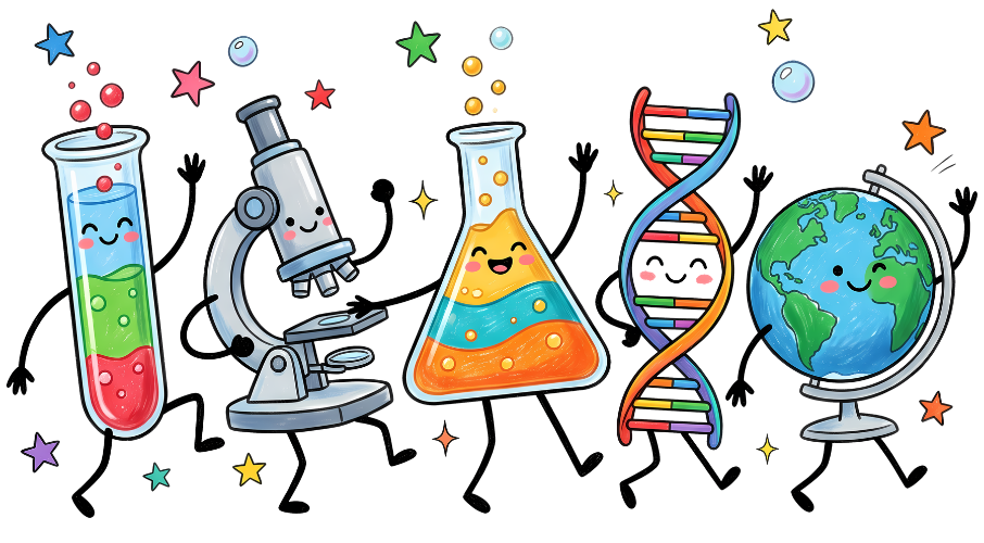 Science Parade Vinyl Sticker Funny Saying Bookmark